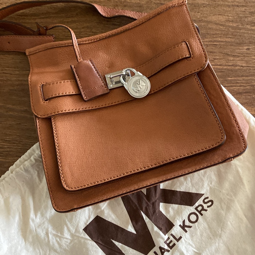 VINTAGE MICHAEL KORS CROSSBODY MESSENGERS BAG PURSE W/ DUST-BAG